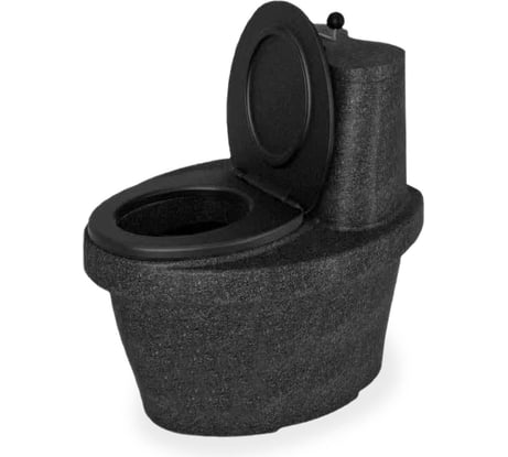 Туалет торфяной РАЗДОЛЬЕ Деревенька черный гранит RZ8.470.320