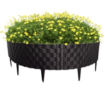 Садовый заборчик Green Boom декоративный Ротанг 5 секций 60х22 см YH-541792