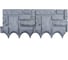 Садовый заборчик Green Boom 4 секции, 26x22x1,7 см YH-541796 10