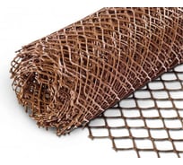 Пластиковая сетка НеоПластТехнологии ячейка 30 мм, 20 м х 1500 мм, коричневая 3015202