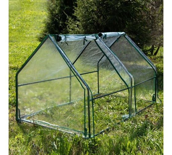 Теплица GREEN APPLE GA-House-2х-frame 1800x900x900 мм 2 отсека Б0063858