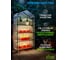 Теплица GREEN APPLE GA-House-4 со светильниками в комплекте 4 яруса 1250x690x300 мм Б0063882 11