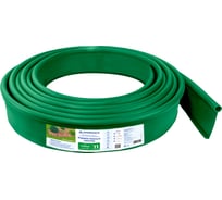 Пластиковый садовый бордюр Анмакс ANMAKS Кантри зеленый, длина 10 метров, высота 110 мм, арт. 82401-З