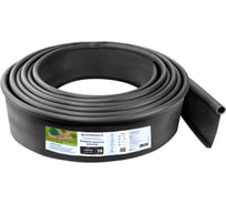 Пластиковый садовый бордюр Анмакс ANMAKS Кантри maxi черный, длина 10000 мм, высота 140 мм 82402-Ч