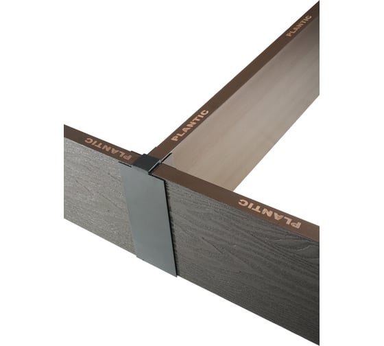 Добор для удлинения высокой грядки Plantic из ДПК 1,0 м х1,0 м, h- 0,2 13004-01