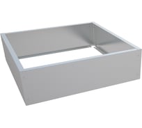 Оцинкованная клумба Благо 1x1 м, квадрат 85977