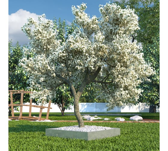 Оцинкованная клумба Благо 1x1 м, квадрат 85977
