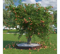 Садовая клумба Благо 1 м, шестигранник, коричневая 78758