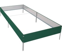 Оцинкованная грядка Благо 1x2 м, зеленая 93866