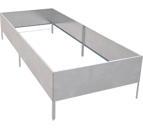 Высокая садовая грядка Благо 0.7x2 м, оцинкованная 93631