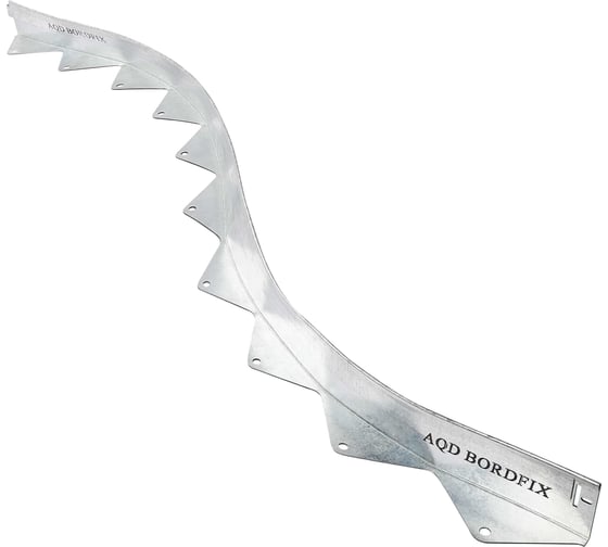 Бордюр металлический оцинкованный AQUADRENAG BORDFIX 1200x120x70x1,5 мм 1270120