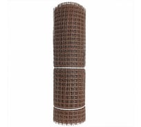 Садовая сетка Зеленый Луг Строительная ПРОФИ, квадратная 33x33, 1x20, коричневый, Р1-00010090
