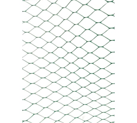 Сетка пластиковая, садовая, заборная (шпалера) ООО УЛПЗ ШЕСТИГРАННИК 3030 (зеленый) 1,5мх10м 4687206759428