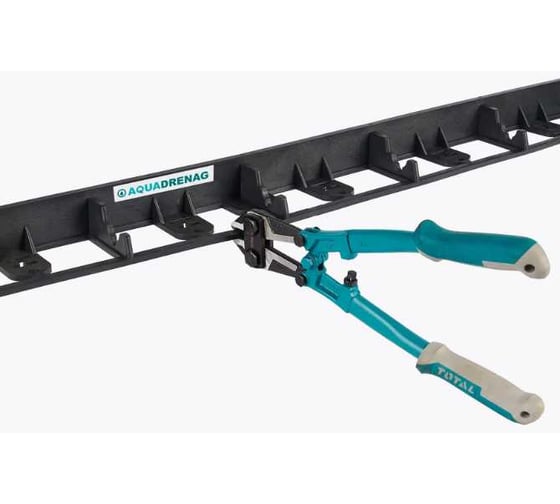 Бордюр пластиковыи AQUADRENAG BORDFIX L1000 H80, 8 штук 80808