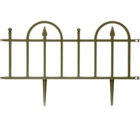 Заборчик декоративный BEFAST хаки, 600x400 мм, 5 шт ЗДХ5S