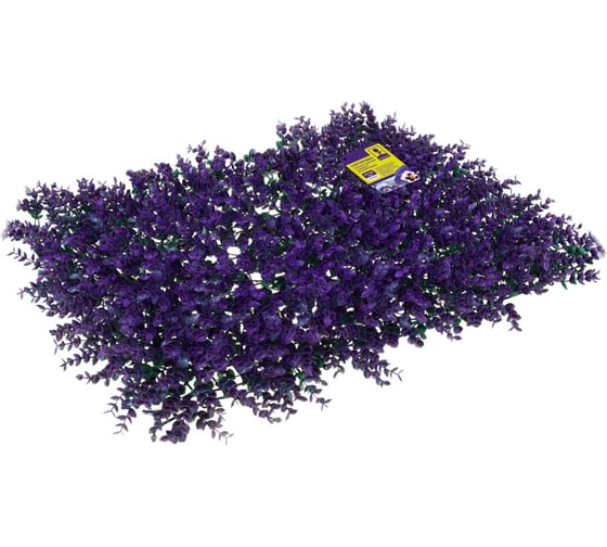 Изгородь искусственная INBLOOM Самшит фиолетовый 40×60 см PE 419-005 1