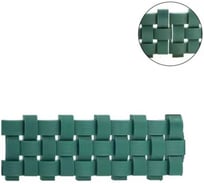 Ограждение ПОДВОРЬЕ Плетенка зеленый 2.4 м OgrajdeniePletenkaZel