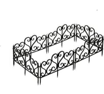 Ограждение ПОДВОРЬЕ Ажурное черное OgrajdenieAjurnoeChern