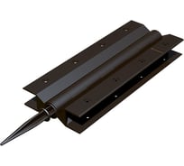 Шарнир для клумбы Holzhof 30х300мм, пластик коричневый PLSH30300BR