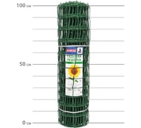 Решетка садовая ЛЕТО СР-83 (ячейка 83x83 мм) рулон 1x20 м, хаки, пластиковая 22618