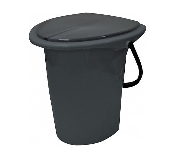 Ведро-туалет Ingreen Smart Solution, 17 л, серый 244009