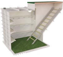 Погреб Экосети Классик+ 29 (7x2х2) ППЭ29К+