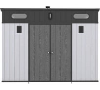 Хозяйственный блок Springhouse Smart Villa Pent 10*7, черный/светло-серый (3 коробки) СпрингХауз 1073