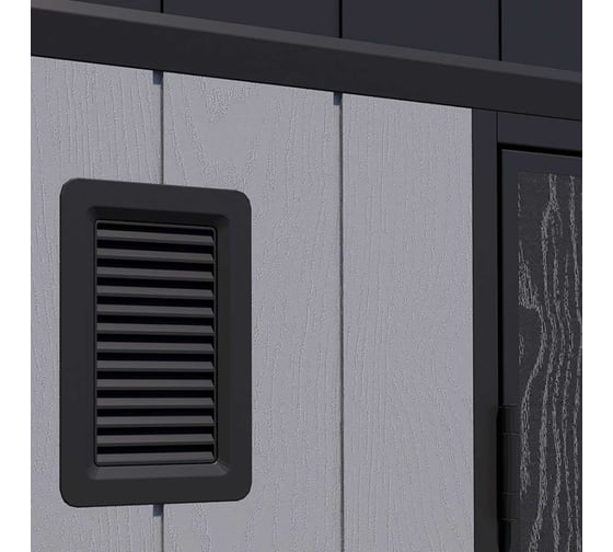 Хозяйственный блок Springhouse Smart Villa Pent 10*7, черный/светло-серый (3 коробки) СпрингХауз 1073