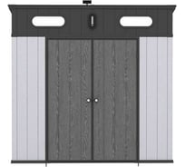 Хозяйственный блок СпрингХауз Springhouse Smart Villa Pent 8*7, черный/светло-серый (3 коробки) 873