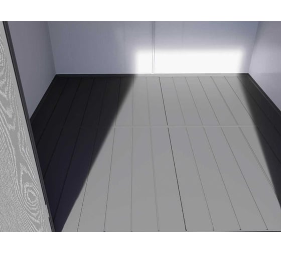Хозяйственный блок СпрингХауз Springhouse Smart Villa Pent 8*7, черный/светло-серый (3 коробки) 873