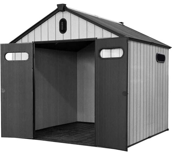 Хозяйственный блок СпрингХауз Springhouse Smart Country 8*8, черный/светло-серый (2 коробки) 882