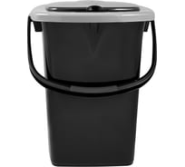 Ведро-туалет Plast Team 22 л, черный 275819