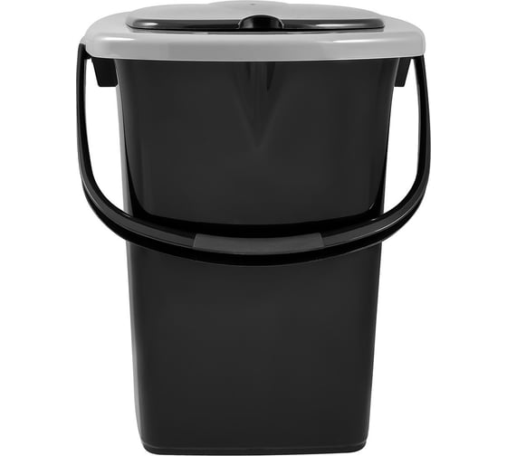 Ведро-туалет Plast Team 22 л, черный 275819