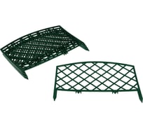 Забор декоративный садовый ЛЕТО Решетка 5 секций, 36.5смх2.3м, зеленый 23793