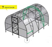 Каркас теплицы ВОЛЯ Дачная Трешка-Лайт 6м 755
