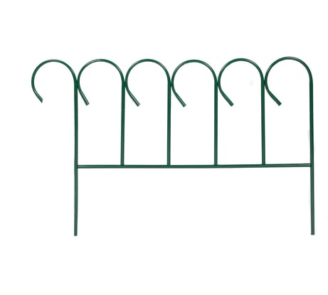 Заборчик Sadagro Декоративный 5 секций, зеленый 8401