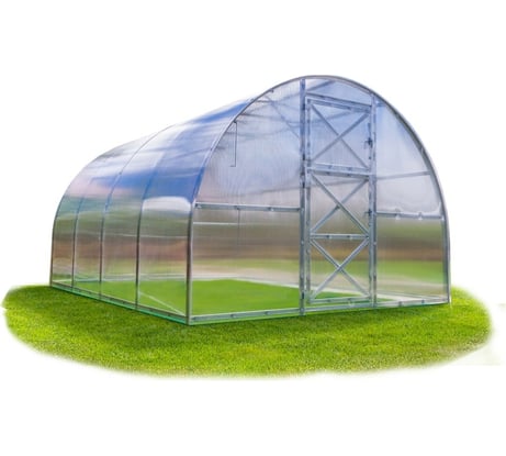 Каркас теплицы с декоративной окантовкой ВОЛЯ Дачная Трешка ЛЮКС без укрывного материала 5