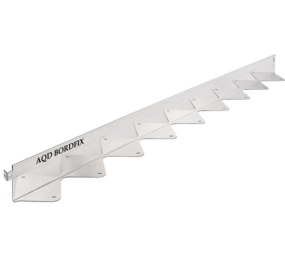 Бордюр металлический AQUADRENAG BORDFIX 1200*60*45*1,5 мм из нержавеющей стали 124560N 1