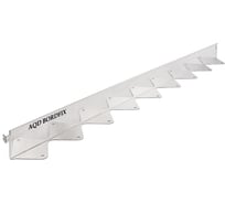 Бордюр металлический AQUADRENAG BORDFIX 1200*60*45*1,5 мм из нержавеющей стали, 10 штук 124560N10