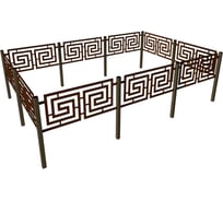 Садовые ограждения Delta-Park Сиртаки SI450-1Br, коричневые sirtaki_04