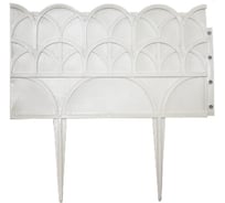 Бордюр ФлораПласт №2 13 секций 14*310см белый 014058