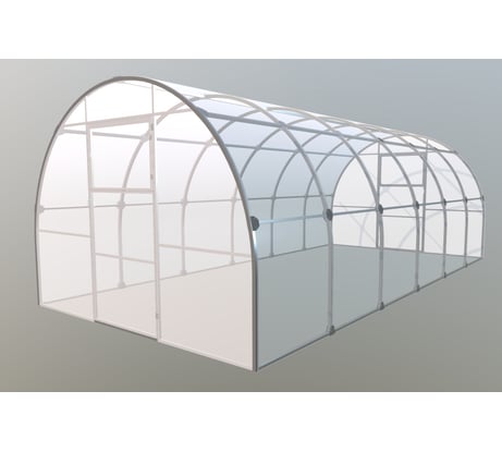 Каркас теплицы АКТИВАГРО.РФ Ударница Царицынская База 4 м, ширина 3 м, 046