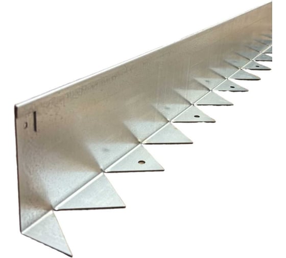 Бордюр садовый стальной оцинкованный GIDROSTOK Zinked Line высота 120мм длина 1200 мм 7334 1