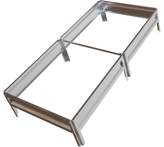 Грядка оцинкованная ООО "МЗТ" ОЛИМП 2,0х0,5м, высота 20см GC2005002000 1