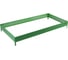 Оцинкованная грядка Greengo 195x100x15 см, ярко-зелёная 2470651 1