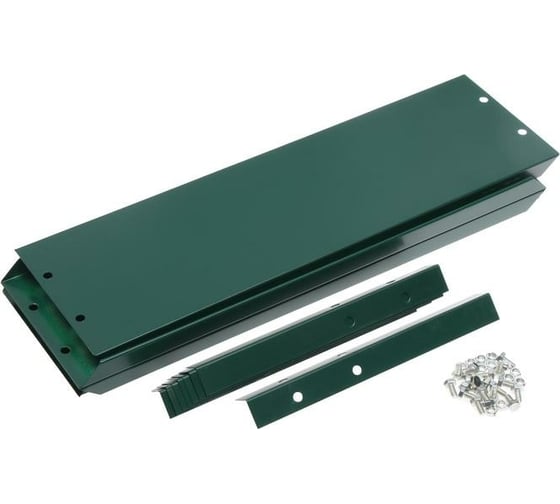 Двухъярусная клумба Greengo Квадро 50x50 см, 100x100 см, 30 см, зеленый мох 5498357
