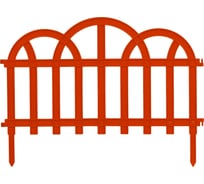 Декоративная ограда ПАО Завод Буревестник узор Арка, секция, терракотовая 72800