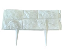 Бордюр Дачная мозаика Старый дворик белый 46850