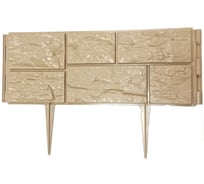 Бордюр Дачная мозаика Старый дворик бежевый 46849