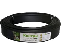 Садовый бордюр MaxDan Кантри макси 10000x140x23 мм, черный 82402ч